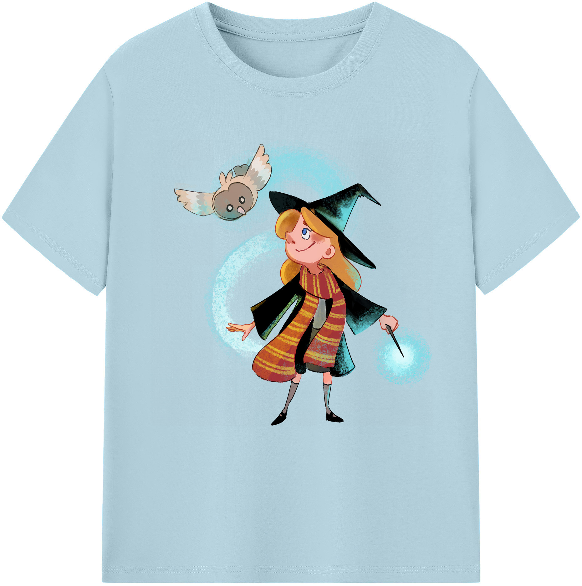 （画像用） Harry Potter ハリー・ポッターシリーズ 綿100％半袖Tシャツ（フロントプリント）